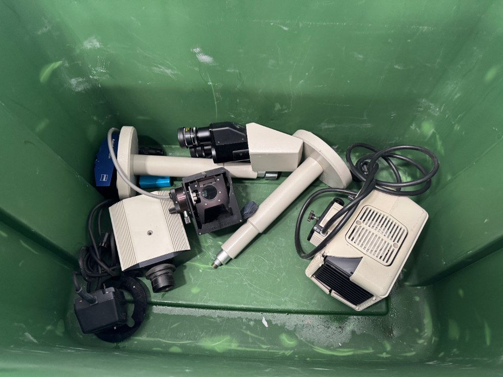 Image of Lot Of Microscope Parts and Accessories